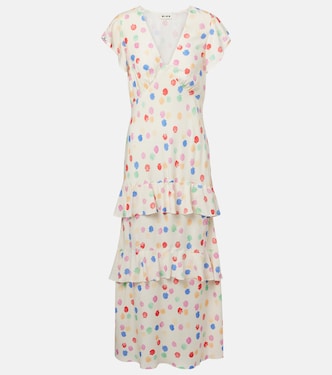 Robe longue Meena à pois | Rixo