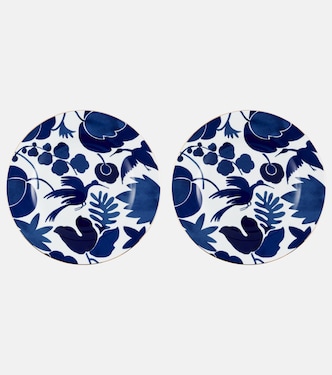 Wildbird set of 2 dinner plates | La DoubleJ