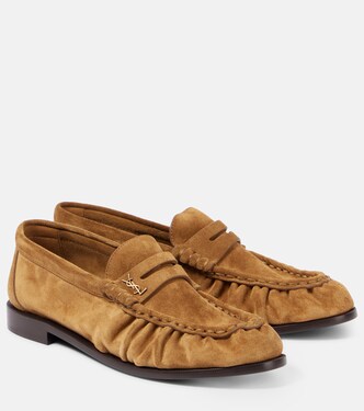 Le Loafer suede penny loafers | Saint Laurent