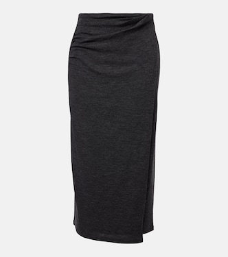 Draped midi skirt | Vince