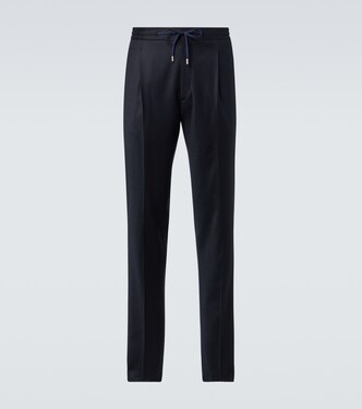 Wool and cashmere straight pants | Lardini