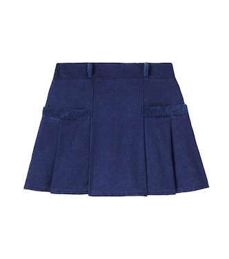 Bali pleated denim skirt | Cozmo