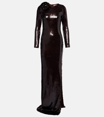 Robe mit Pailletten | Rodarte