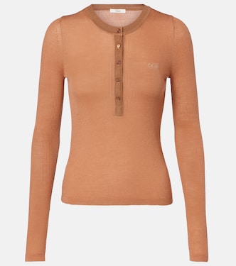 Wool Henley shirt | Chloé