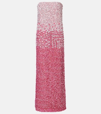 Robe aus Seide mit Pailletten | Là Fuori