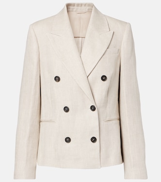 Blazer en lin et coton | Brunello Cucinelli