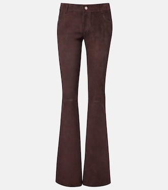 Pawlonia suede flared pants | Stouls