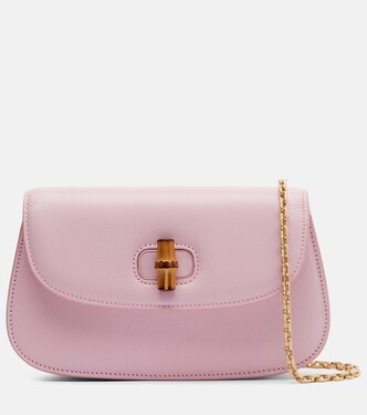 Bamboo leather clutch | Gucci