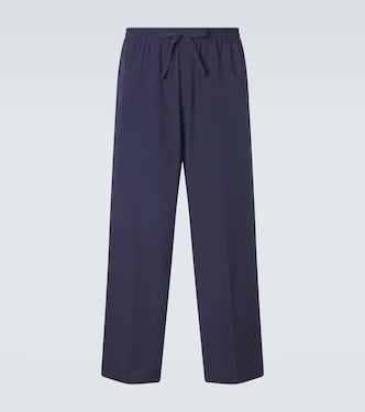 Julian cotton and silk straight pants | Umit Benan
