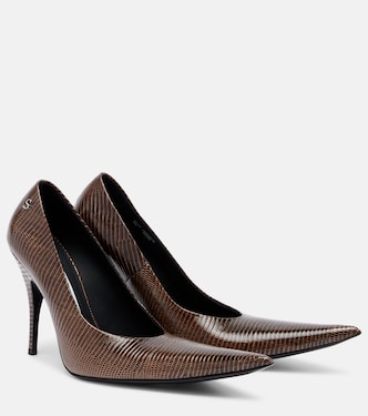 Bonnie embossed leather pumps | Acne Studios