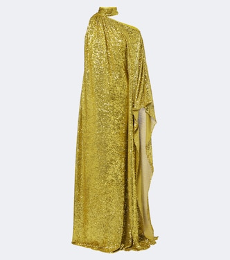 Atlas Disco sequined one-shoulder gown | Taller Marmo