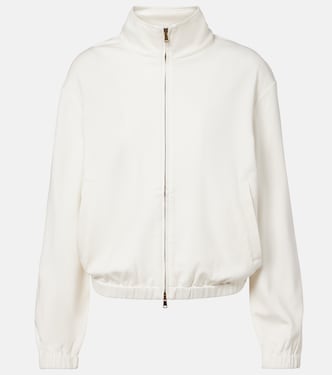 Sweat-shirt en coton et soie mélangés | Max Mara
