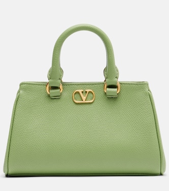 VLogo Mini leather top-handle bag | Valentino Garavani
