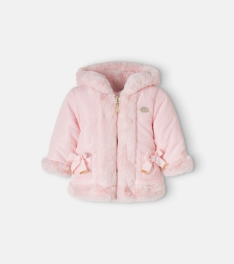Baby bow-detail puffer jacket | Tartine et Chocolat