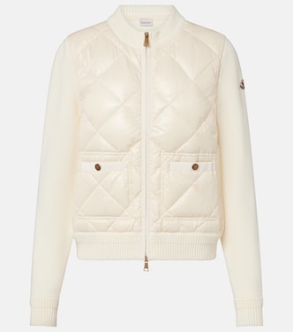 Down-paneled cotton cardigan | Moncler