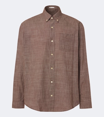 Pompeo checked cotton flannel shirt | The Row