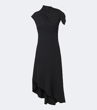 Elodine asymmetric draped midi dress | Proenza Schouler