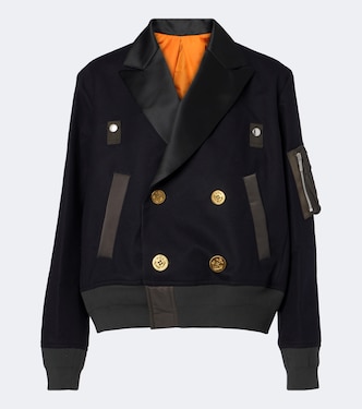 Jacke aus Wollflanell | Sacai