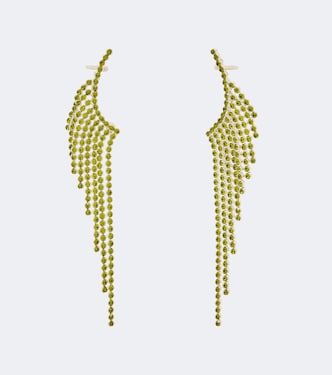 Crystal-embellished ear climbers | Rabanne