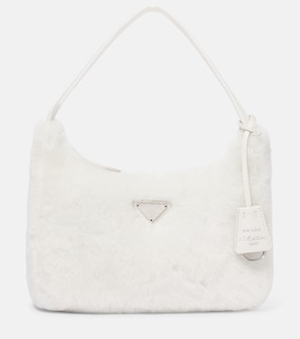 Re-Edition 2000 shearling shoulder bag | Prada