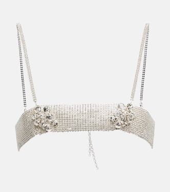 Bandeau crystal jewelry top | Magda Butrym