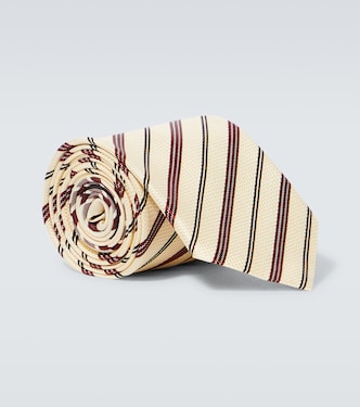 Printed silk tie | Dries Van Noten