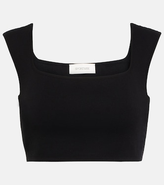 Cropped-Top aus Baumwolle | Sportmax