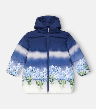 Manteau matelassé à fleurs | Monnalisa