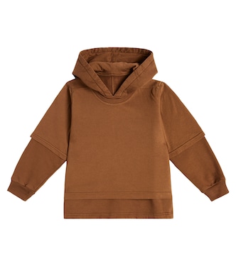 Hustler cotton jersey hoodie | Rick Owens Kids