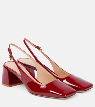 Freeda patent leather slingback pumps | Gianvito Rossi