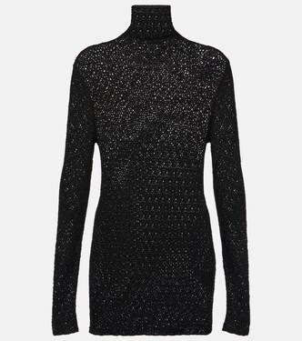 Crochet turtleneck top | Toteme