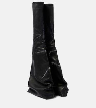 Botas altas Cargoflares de piel | Rick Owens