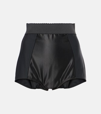 Paneled high-rise shorts | Dolce&Gabbana
