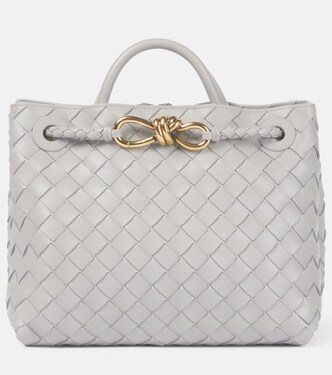 Andiamo Intrecciato Small leather tote bag | Bottega Veneta