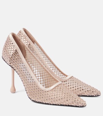 Ixia 95 embellished mesh pumps | Jimmy Choo