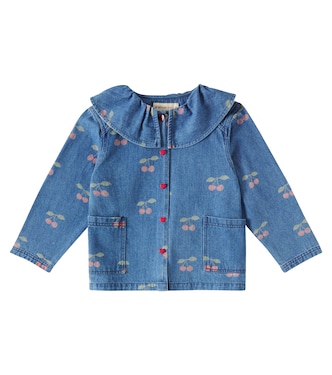 Margot Frill printed denim shirt | Konges Sløjd