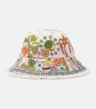 Hazel linen bucket hat | Alémais