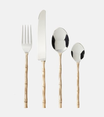 Bamboo 24-piece stainless steel cutlery set | Bitossi