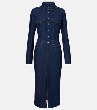 Hemdblusenkleid aus Denim | 7 For All Mankind