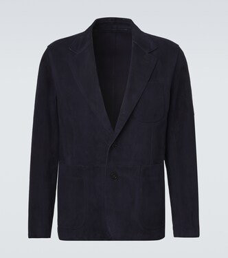 Blazer aus Veloursleder | Ralph Lauren Purple Label