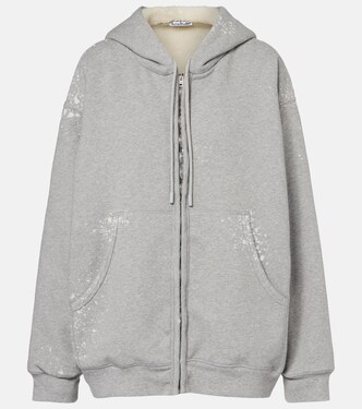 Logo zip-up hoodie | Acne Studios