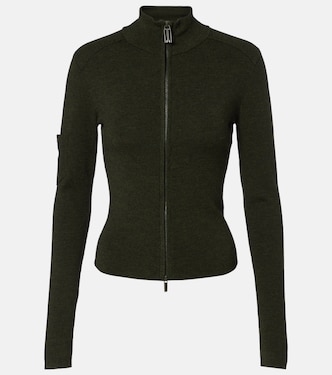 Wool-blend zip-up sweater | Victoria Beckham