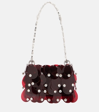 Sparkle Nano embellished shoulder bag | Rabanne