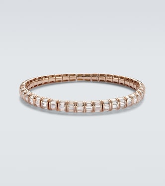 Pulsera de oro rosa de 18 ct con diamantes | Shay Jewelry