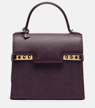 Tempête Medium leather tote bag | Delvaux