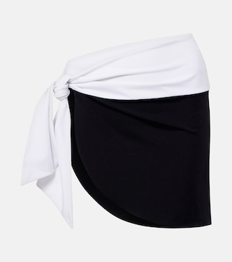 不对称沙滩罩衫半身裙 | Balmain