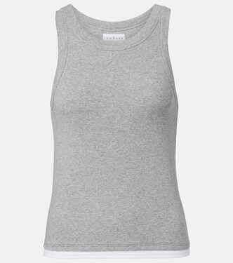 Orion ribbed-knit tank top | Velvet