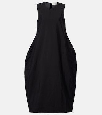 Linen and silk-blend midi dress | Róhe