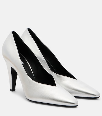 Metallic leather pumps | Alaïa