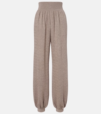 Pantaloni tapered in cashmere e seta | Loro Piana